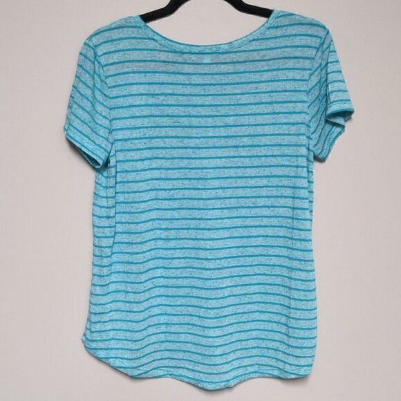 my style Striped Short Sleeve Shirt - Picture 3 of 5